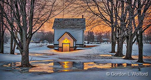 Lockmaster's House At Dawn_P1030140-4.jpg - Photographed along the Rideau Canal Waterway near Smiths Falls, Ontario, Canada.